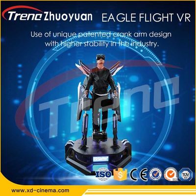 0.5KW 9D VR Cinema Eagle Flight Simulator With Interactice Games And Shooting Guns