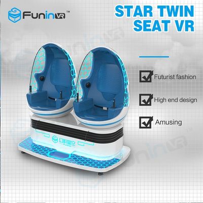 Dynamic 9D Virtual Reality Cinema Simulator / Two Player Arcade Game Machine