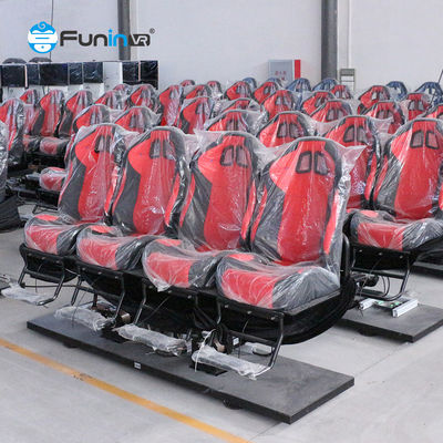 Shopping Mall 5D Movie Theater Customized Square Design For 9-48 Seats 3 Monthly Updates 1 Movie