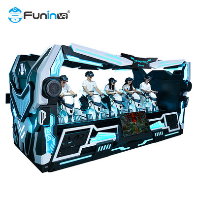 Entertainment  9D VR Dragon Rider 5 Seats Simulator On Dynamic Extreme Theme Platform
