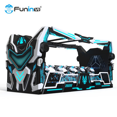 Entertainment  9D VR Dragon Rider 5 Seats Simulator On Dynamic Extreme Theme Platform