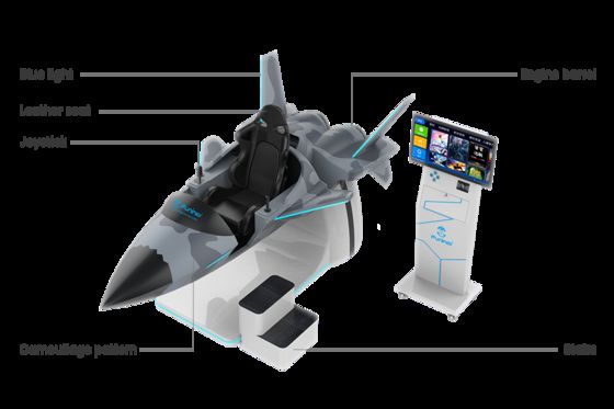 Fun VR Amusement Park with Vibrating Effects and WIFI Connectivity