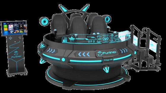 Upgrade Your Entertainment Business with 6 Seats 9D VR VR Cinema Voltage 220V/2.4KW and Computer I5 1650 8G 240G