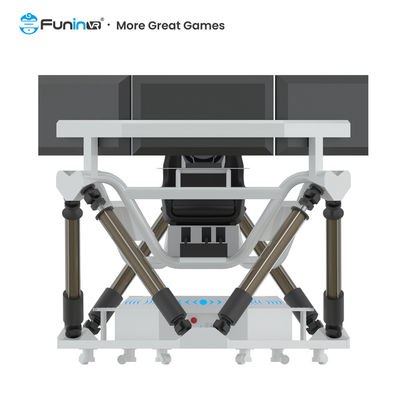 Funin VR Indoor 9D VR Amusement Park F1 Racing Car Simulator Three Screen Racing Car Driving Arcade Games Racing Simulator