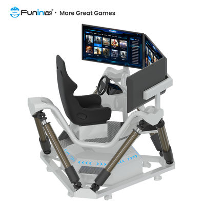 Experience the Ultimate FEC Entertainment with 20 Games 9D VR Simulator Racing Car Game Machine