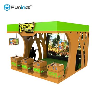 1000W 9D Virtual Reality Simulator / 2D 3D Exciting Gun Shooting Game Machine