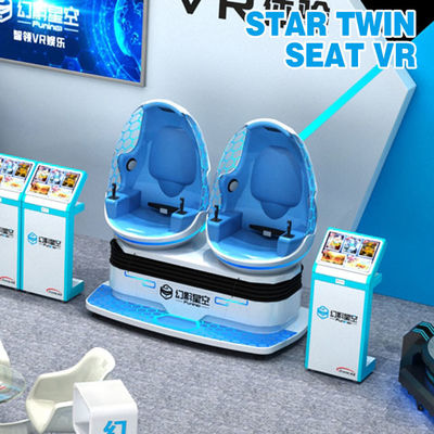 Power Rating Virtual Reality Machine Double Seats Capsule 9d Vr Egg Cinema