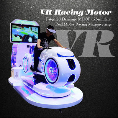 Eye - Catch Appearance Car Driving VR Simulator / Motorcycle Racing Machine