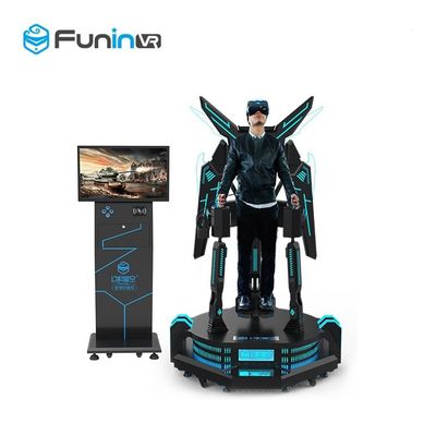 1260*1260*2450mm 9D VR Eagle Flight Cinema Simulator 2.0kw+200 Kg VR 360 Flying Game Machine For Amusement Park