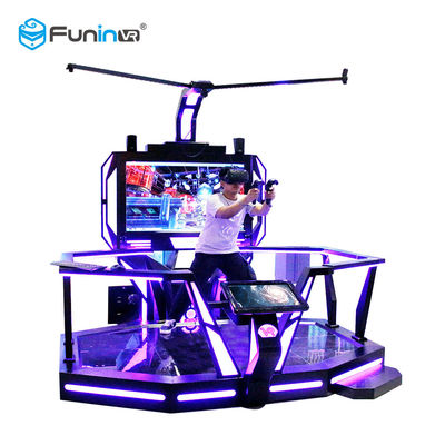 0.9KW 9D VR Space Walk Virtual Reality Platform Simulator With 55 Inch HD Displayer