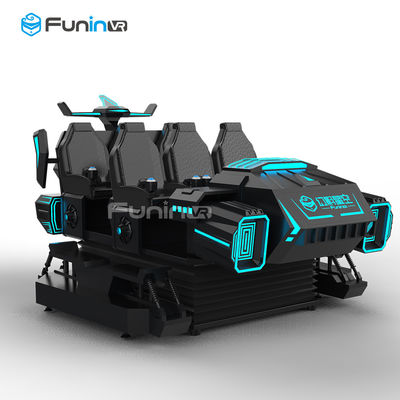 3.8KW 3D 9D Virtual Reality Simulator With Motion Chair / Amusement Park Equipment