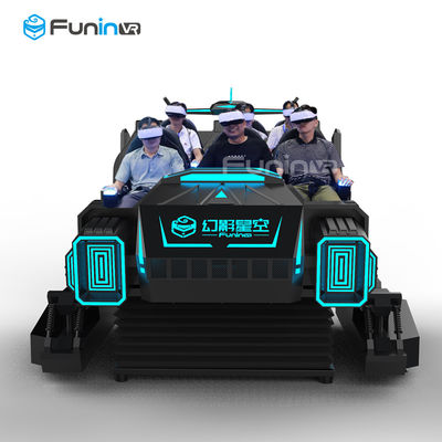 3.8KW 3D 9D Virtual Reality Simulator With Motion Chair / Amusement Park Equipment
