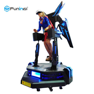 220V Funin VR Standing Up Shooting Game Machine 9D Fly VR Flight Simulator For Shopping Malls