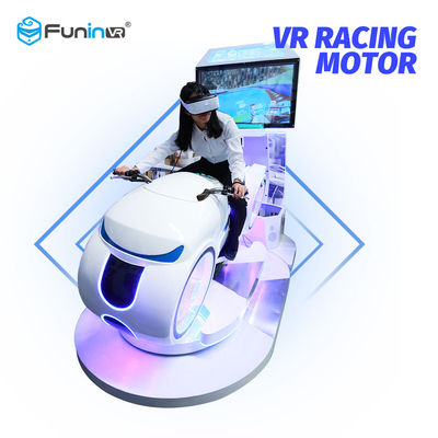 Car Driving 9D Virtual Reality Simulator 700KW Multiplayer Eye Catch Appearance For Game Zone