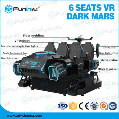 1500KG 9D Virtual Reality Simulator Cinema Motion Car Games For Kids In Supermarket