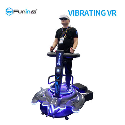 1 Player 182kg 9D Game Vibrating VR Simulator With LED Lights PICO Helmet