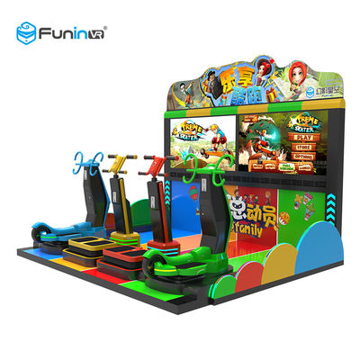 Interesting Child Interactive Parkour 9D VR Simulator For Amusement Park