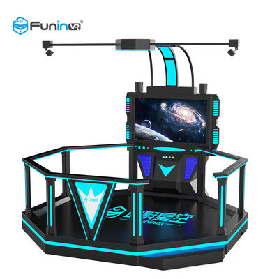 220V VR Space Walking Platform Game Machine 1 Player Blue With Black