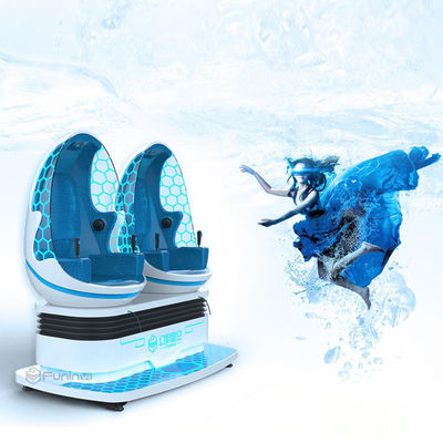 Electric Crank Platform 9D Virtual Reality Simulator 4.5KW Twin Seat