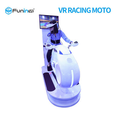 One Person 4D Racing Car Game Machine / 9D VR Motorcycle Simulator