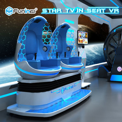 ISO9001 1 Seat 9D VR Egg Cinema 360 Motion Simulator For 4+ Years Old