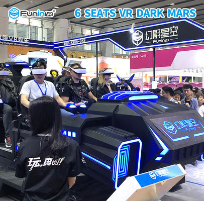 6 Seats 9D Virtual Reality Simulator With 12 Months Warranty ISO9000