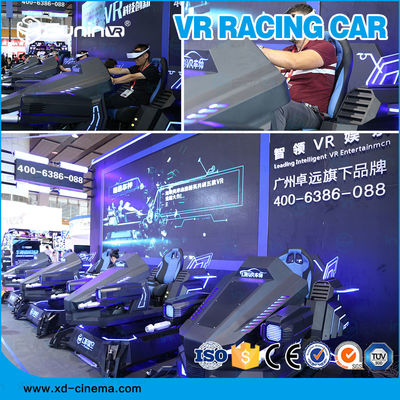 1 Player 100% Electric System 9D VR Car Racing Simulator In Theme Park