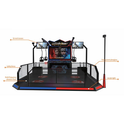 2 Players 9D VR Shooting Simulator With HTC Vive Headset For Middle Age