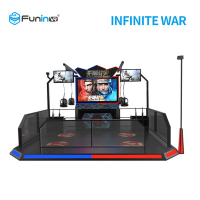 2 Players 9D VR Shooting Simulator With HTC Vive Headset For Middle Age