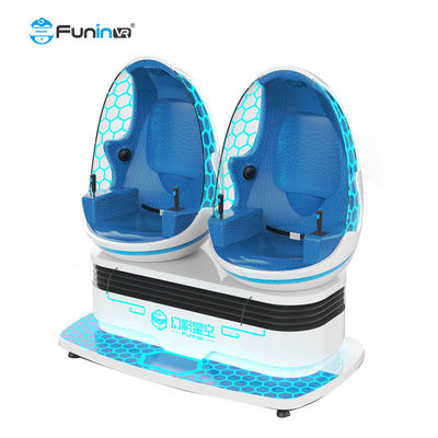 1 Seat 2 Seats 3 Seats 9D VR Simulator / 360 Degree Rotating VR Egg Chair For Amusement Park