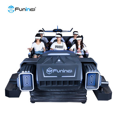 VR Simulator  Indoor 9D VR Simulator Game Machine With 6 Seats 9d simulator