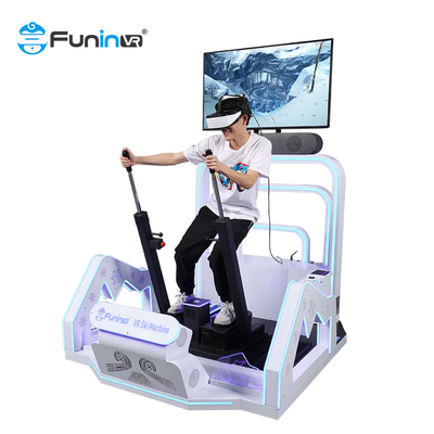 Interactive Amusement Park 9d Vr Ski Simulator With Deepoon E3 Glasses