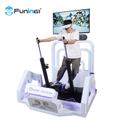 Interactive Amusement Park 9d Vr Ski Simulator With Deepoon E3 Glasses