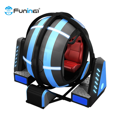 Shooting 9D Virtual Reality Simulator 720 Degree Roller Coaster Flight Simulator