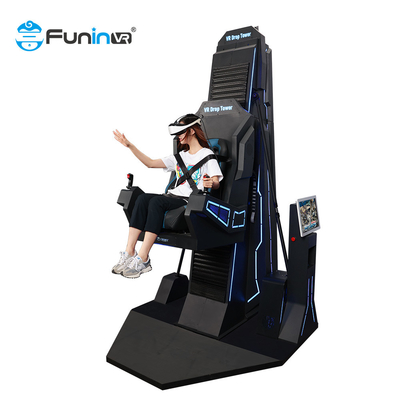 9D Cinema Virtual Reality Machine Drop Tower Flight Simulator Game