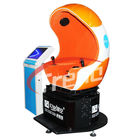 Orange Luxury Seat Amusement Park 9D VR Simulator With 360 Degree Rotating Platform