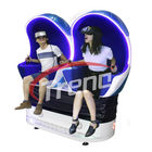 Multi Players Interactive 9D Cinema Simulator 2 Seats 360 Degree Motion With Rotation