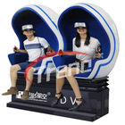 2 Player Roller Coaster Egg Machine 9D Virtual Reality Cinema With 360 Degree Film