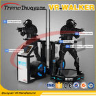 Wonderful Full Motion Video Game 9D VR Simulator Treadmill For Shopping Park