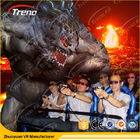 Safety Theme Park Roller Coasters 5D Cinema Simulator With Hydraulic System