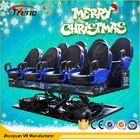 Roller Coaster 7D Cinema Simulator With Lighting / Wind / Fog Special Effects
