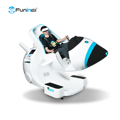 Indoor Amusement Park Airplane Flight Simulator Cockpit Chair 360 Vr Rotation