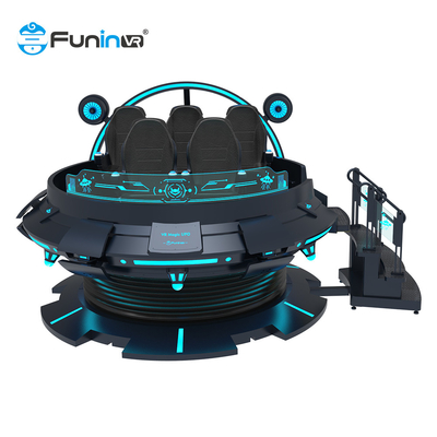 4D 5D 5 Seat Vr Game Equipment 360 Degree Rotation