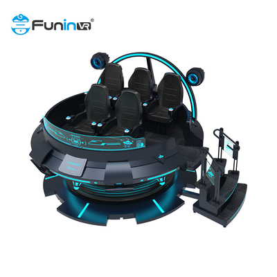 4D 5D 5 Seat Vr Game Equipment 360 Degree Rotation