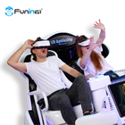 Dynamic Exreme Theme Virtual Reality Cinema 9D VR Egg Chair Simulator 2 Seats