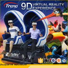 Double Seats 9D Virtual Reality Simulator For Amusement Park 2185*2185*2077mm