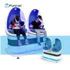 2 Seats 9D VR Chair Virtual Reality Seat Kids Theme Park 550KG