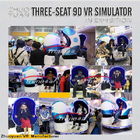 6 DOF Snow Virtual Reality 5D Cinema Equipment  With Hydraulic / Electric Platform