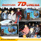 7 PCS 7D Shooting Games 6 DOF Snow Virtual Reality 5D Cinema Equipment  With Hydraulic / Electric Platform
