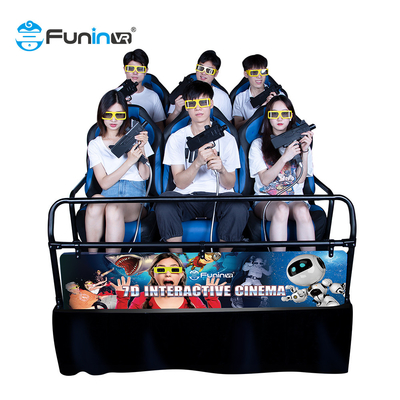 Amusement Park 5D Motion Cinema For Racing Car Movies 500kg Capacity